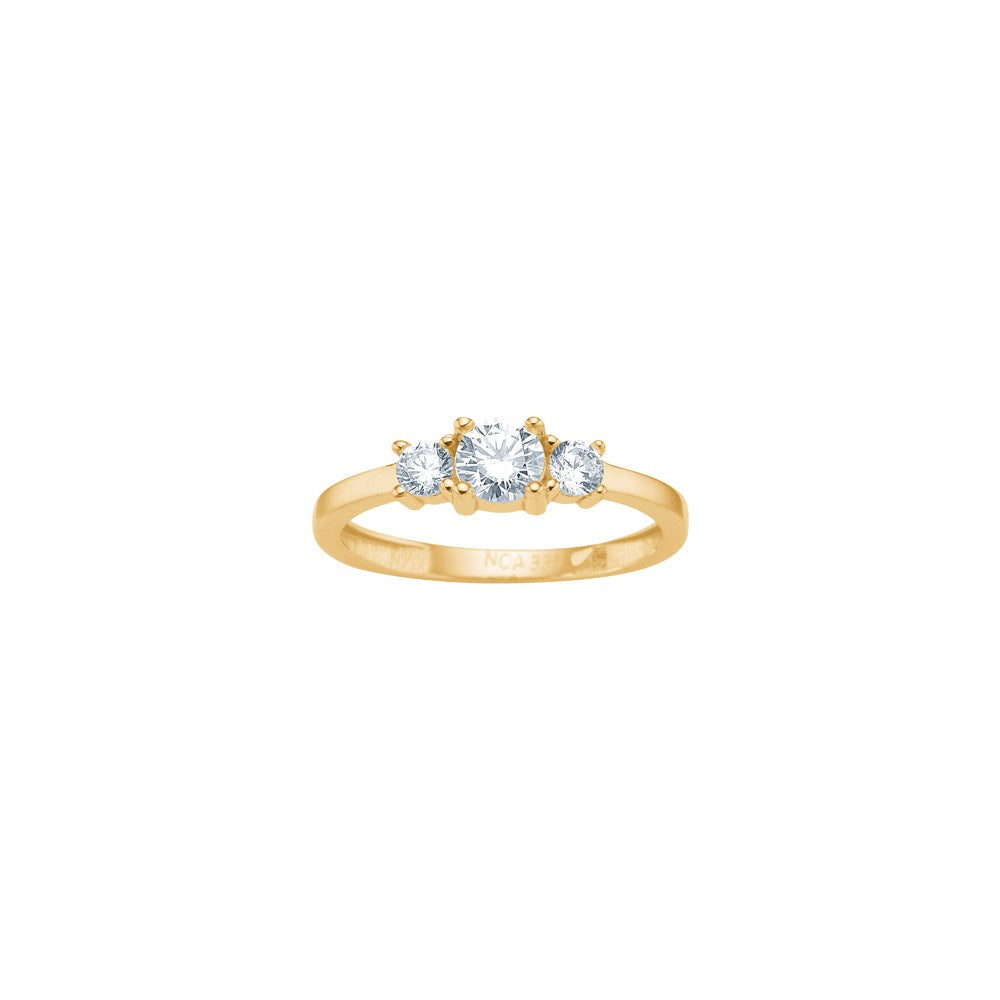 8kt. Goldring m. cz
