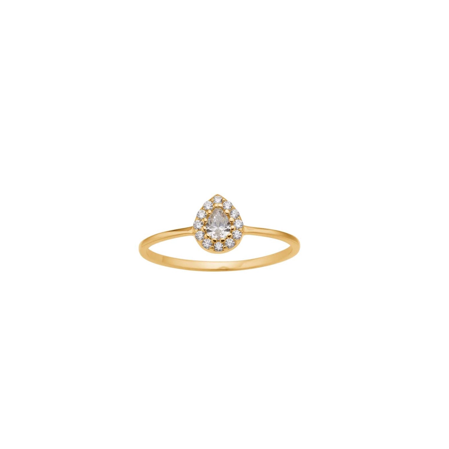 8kt. Goldring m. cz