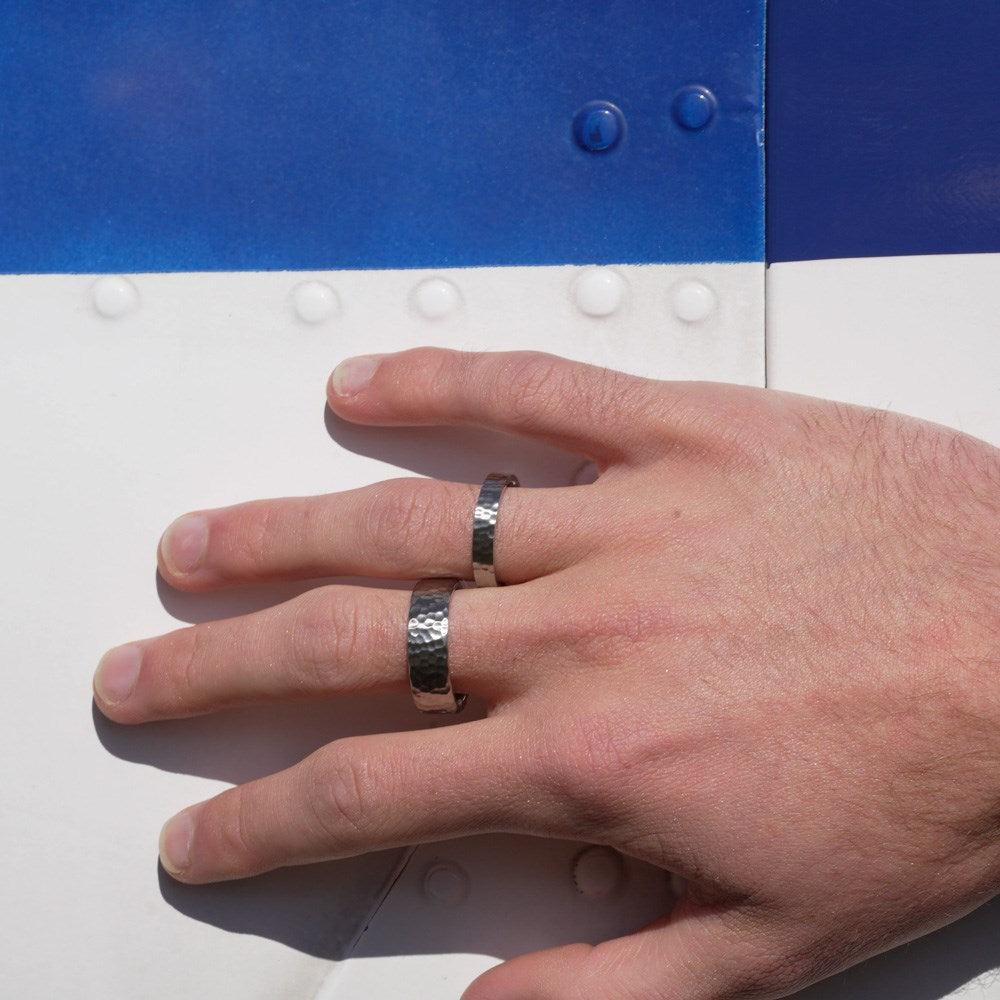 SON hammered steel ring