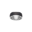 SON steel ring with carbon eye