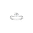 LUXUS Klassischer runder 14kt. Goldring mit Lab. G. Durchmesser 1,0ct TW/VS2