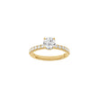 LUXURY Classic rund 14kt. guldring m. lab grown diamant 1,4ct TW/VS2
