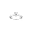 LUXURY Classic oval 14kt. Goldring m. Lab Grown Diamant 1,0ct TW/VS2