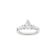 LUXURY Classic Tropfen 14kt. Goldring m. Lab Grown Diamant 1,33ct TW/VS2