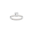 LUXURY Modern Quadrat 14kt. Goldring m. Lab Grown Diamant 1,0 ct TW/VS2