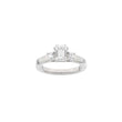 LUXURY Modern firkant 14kt. guldring m. lab grown diamant 1,33ct TW/VS2