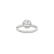LUXURY Halo rund 14kt. Goldring m. Lab Grown Diamant 1,32ct TW/VS2