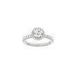 LUXUS Halo runder 14kt. Goldring mit Lab. G. Durchmesser 1,52ct TW/VS2