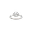 LUXURY Halo rund 14kt. guldring m. lab grown diamant 1,52ct TW/VS2