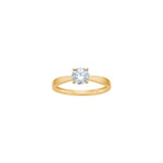 LUXURY 14ct. gold ring w. lab grown diamond 0,70ct TW/VS2