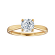 LUXURY 14kt. guldring m. lab grown diamant 0,70ct TW/VS2