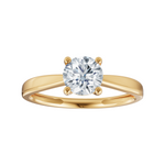 LUXURY 14kt. guldring m. lab grown diamant 0,70ct TW/VS2