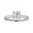 LUXURY 14kt. guldring m. lab grown diamant 0,70ct TW/VS2