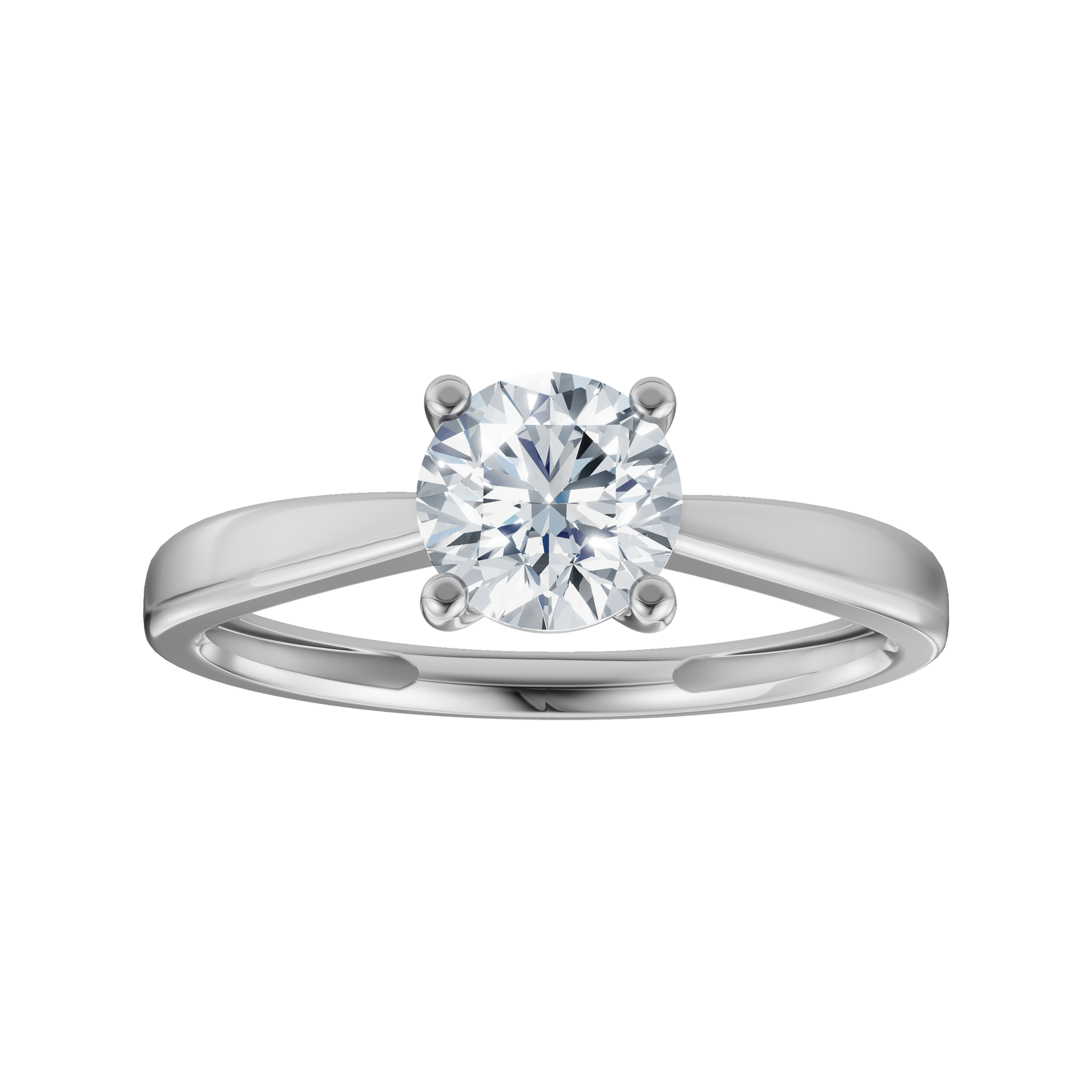 LUXURY 14kt. guldring m. lab grown diamant 0,70ct TW/VS2