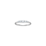 LUXURY 14kt. guldring m. lab grown diamant 0,25ct TW/VS2