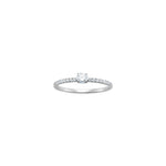 LUXURY 14kt. guldring m. lab grown diamant 0,255ct TW/VS2