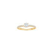LUXURY 14kt. guldring m. lab grown diamant 0,505ct TW/VS2