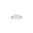 LUXURY 14kt. guldring m. lab grown diamant 0,505ct TW/VS2