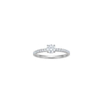 LUXURY 14kt. guldring m. lab grown diamant 0,505ct TW/VS2