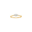 LUXURY 14kt. guldring m. lab grown diamant 0,255ct TW/VS2