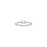LUXURY 14kt. guldring m. lab grown diamant 0,255ct TW/VS2