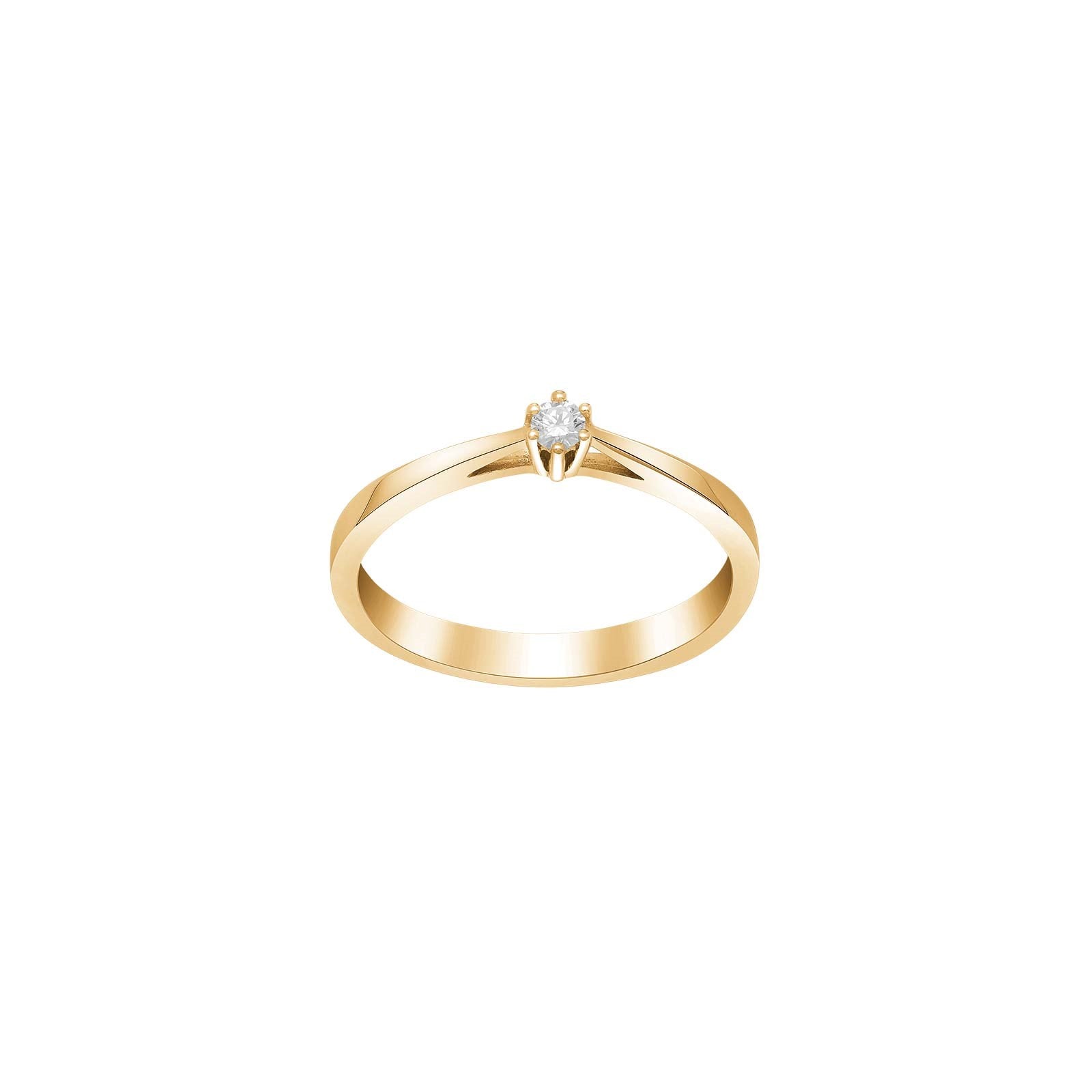 Siersbøl 14kt. Afrodite Gold Ring 0.05ct WSI