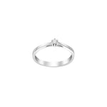 Siersbøl 14kt. Afrodite Weissgold Ring 0.05ct WSI