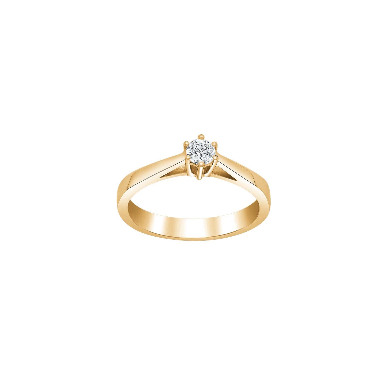 Siersbøl 14kt. Afrodite Gold Ring 0.20ct WSI