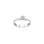 Siersbøl 14kt. Afrodite Weissgold Ring 0.20ct WSI