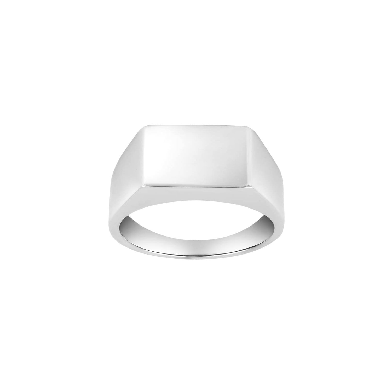 Rod. silver ring plate - Rhodium plated / 70