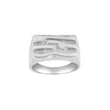 Rod. silver ring plate w/pattern