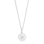 Rhod. Silberanhänger m/cz und Kette