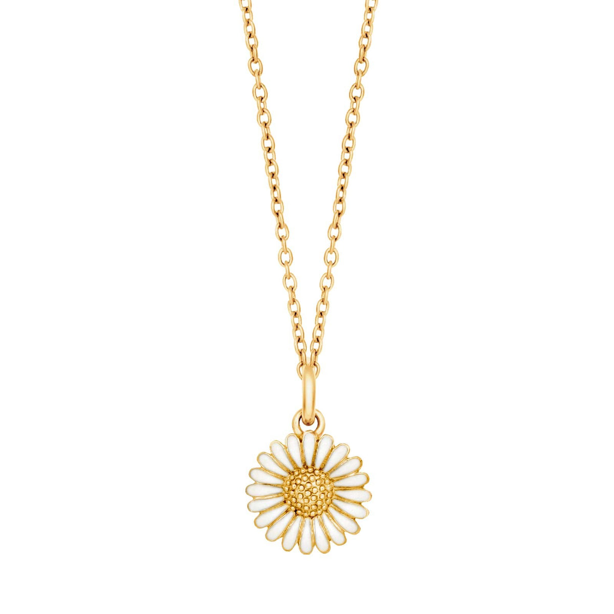 Goldpl. silver pendant Marguerite 10mm