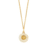 Goldpl. silver pendant Marguerite 10mm
