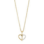 14kt. Goldhertz m/dia. 0.01ct W/SI