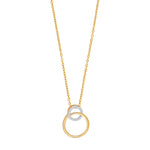 14kt. guldvedhæng m/dia. 0.04ct W/SI inkl. forg.