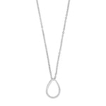 14kt. hvidguldsvedhæng m/dia. 0.03ct W/SI inkl. rh