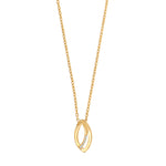 14kt. guldvedhæng m/dia. 0.01ct W/SI inkl. forg.