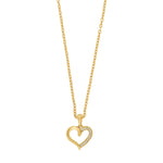 14kt. Goldhertz m/dia. 0.020ct W/SI