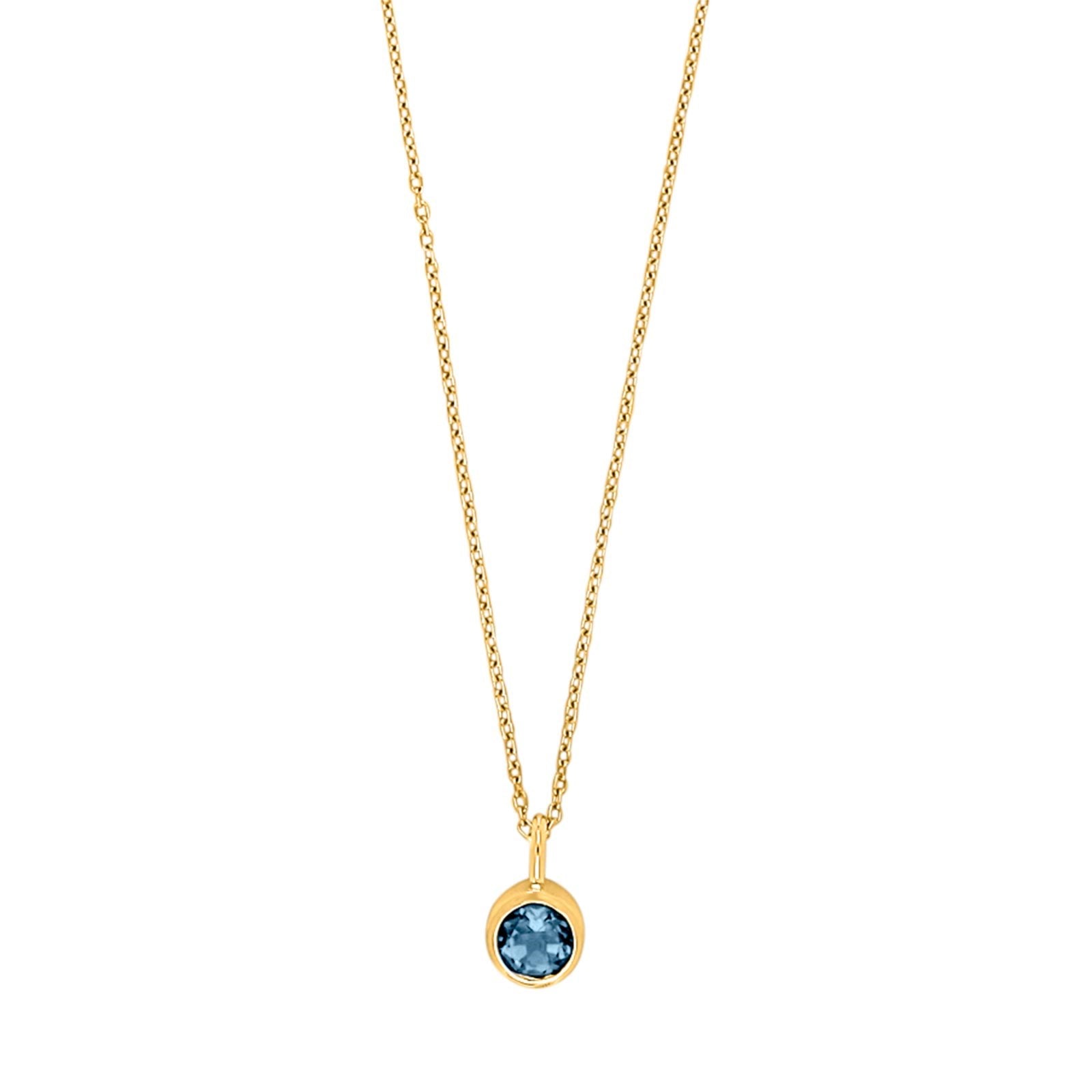 SHAPE Silver goldplated pendant London Topaz