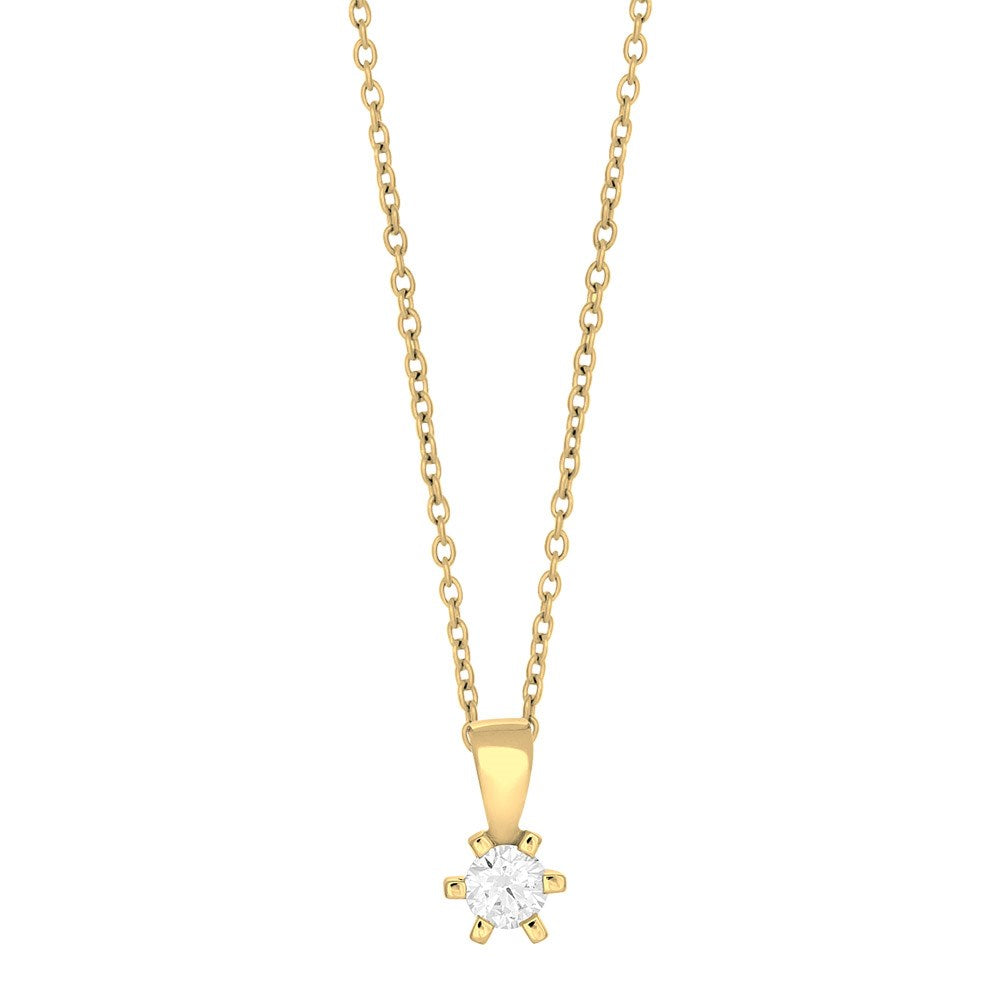 Goldplated silver pendant