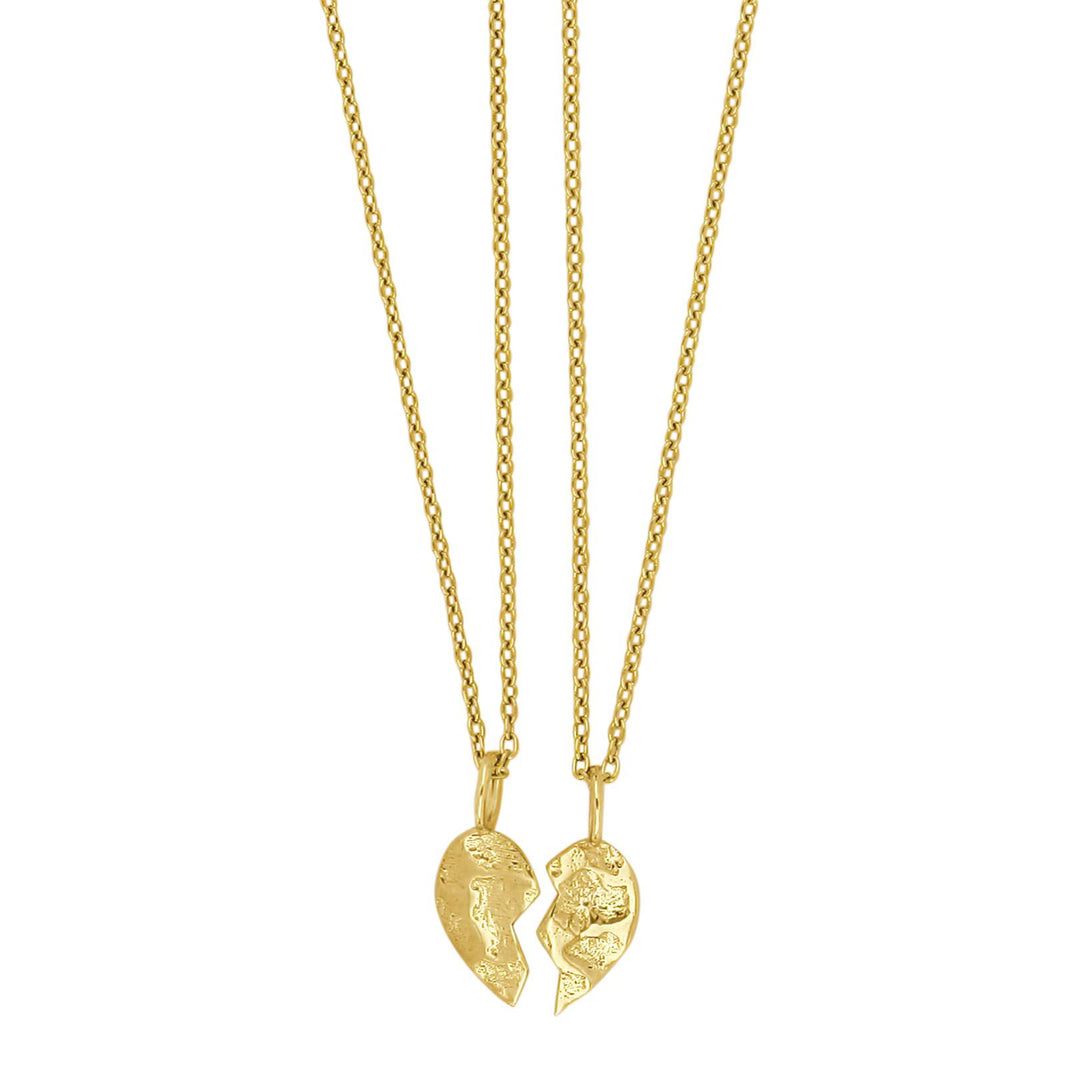 8kt. Gold Freundschaftskette Hertz 10mm