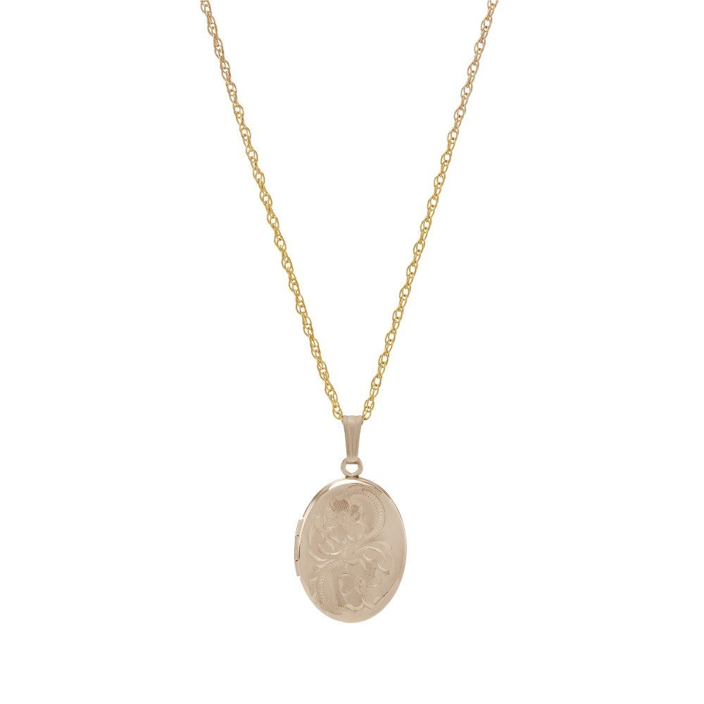 Medallion rolled gold 45cm