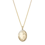 Medaillon mit 14 kt. Golddoublé. Inkl. Kette
