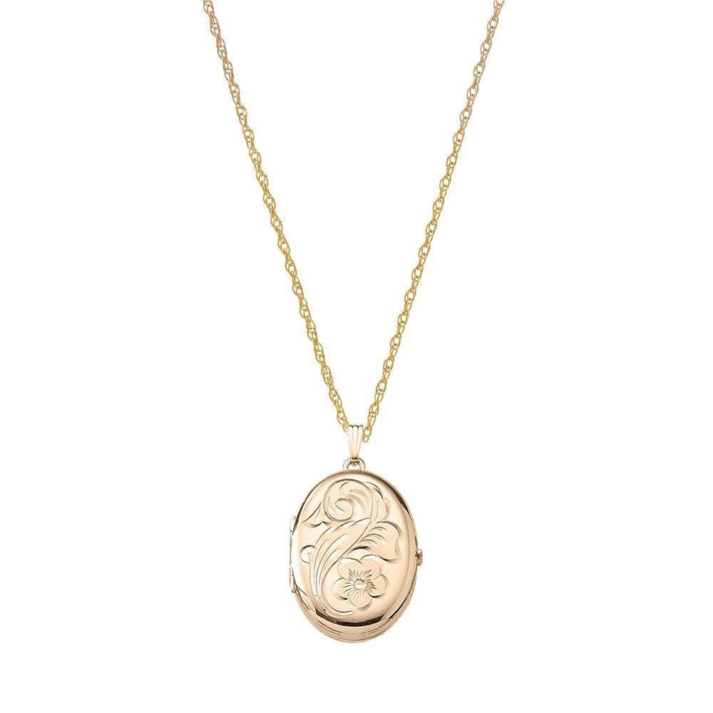 Medallion rolled gold 50cm