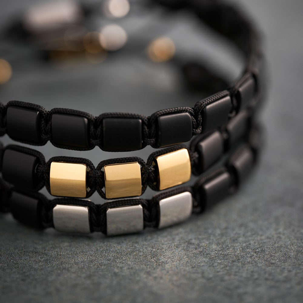 SON Armband Stahl quadratisch