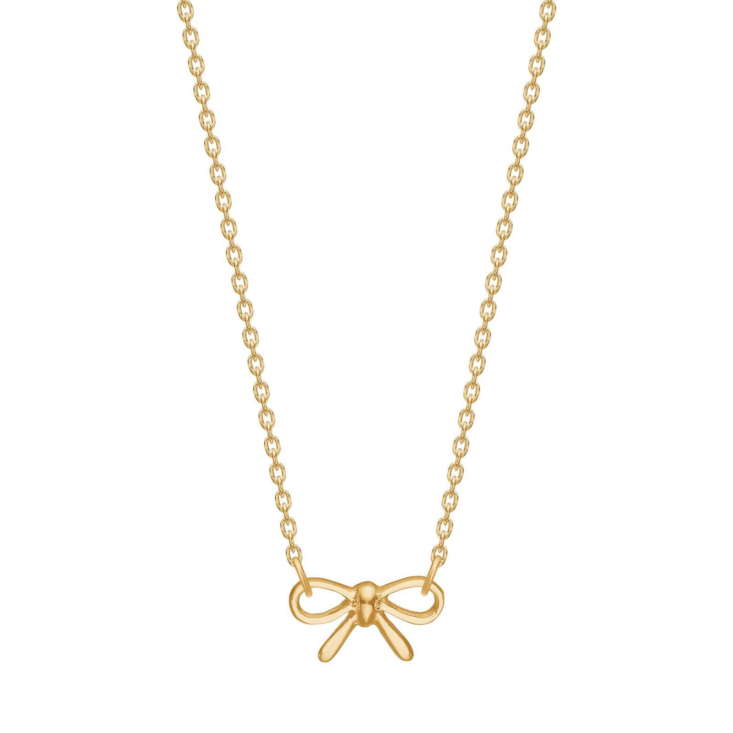 Verg. Silber Halskette Schleife