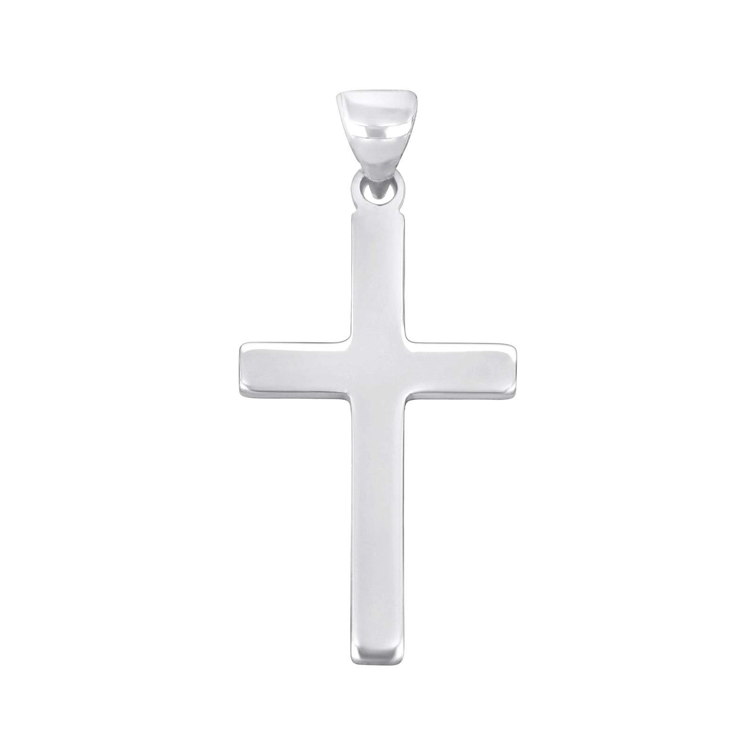 Rhod. Silber Kreuz 28mm