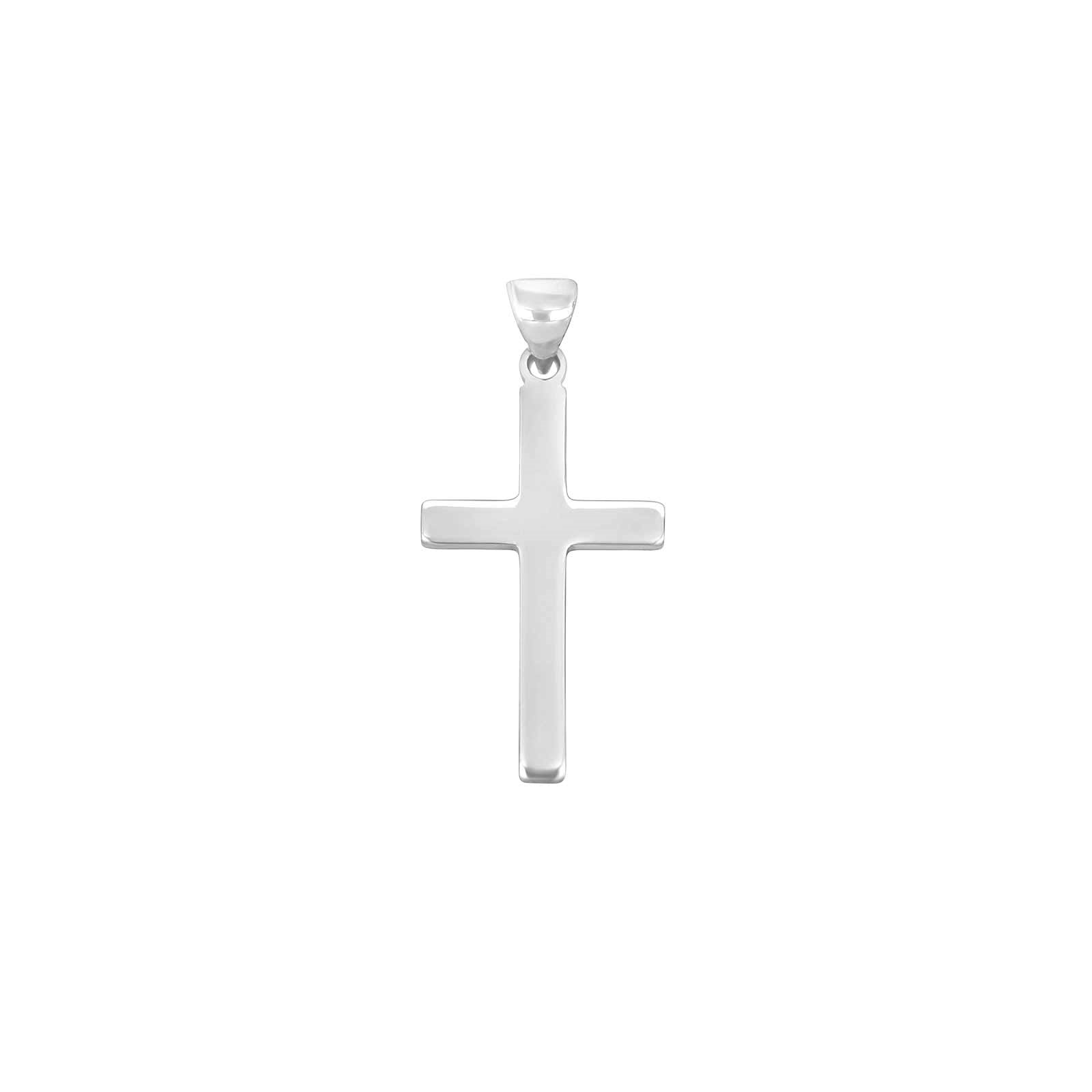 Rhod. Silber Kreuz 28mm