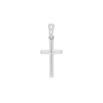 Rhod. Silber Kreuz 18mm